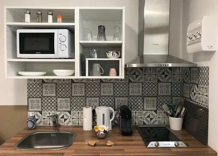 Studette De 17m2 Avec Parking Privé Gratuit Climatisation Et Petite Cuisine Maison d'hôtes 4*