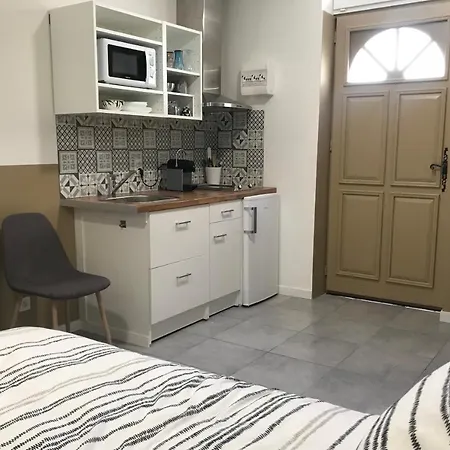 Studette De 17m2 Avec Parking Prive Gratuit Climatisation Et Petite Cuisine Vendégház